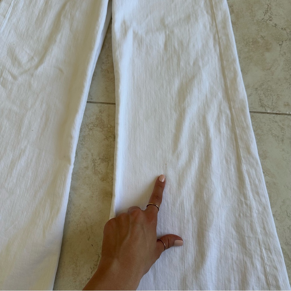 MOTHER DENIM White Tomcat Roller Chew Almost Innocent Size 27 - Picture 4 of 13